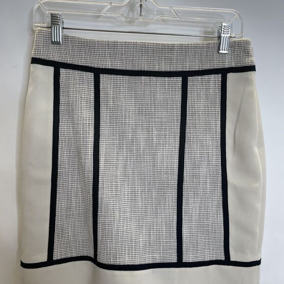 Ann Taylor Skirt Womens Skirt Size 4 Petite Color Blocked Classic Career Work - Picture 3 of 9